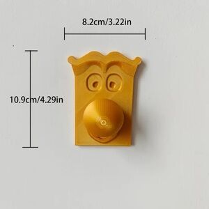 New 3 D Printed Alice Door Knocker With Adhesive On The Back.